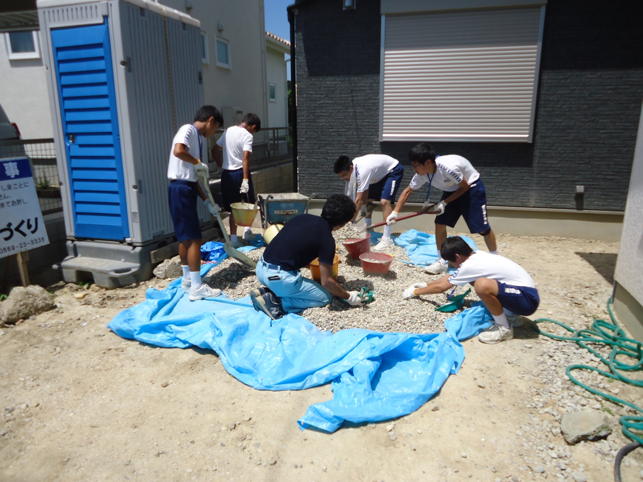 中学生の職場体験を受け入れました 中学生の職場体験を受け入れました